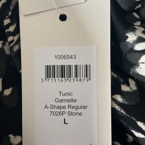 NWT Masai black tunic, size Large - Picture 2 of 2